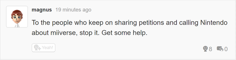 Illustration for article titled Miiverse Posts Can Be Saved, But Users Are Still Mourning